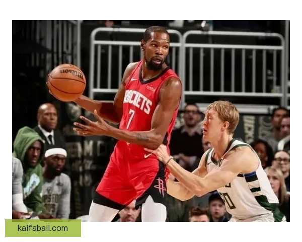 火箭险胜雄鹿升西部第五 杜兰特19分8篮板谢泼德9记三分创新高